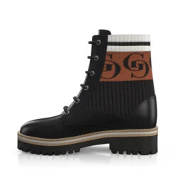 Bottines à Semelle Robuste 39611 -Stripped Boutique 38013 2 0 1