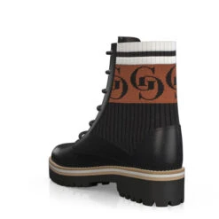 Bottines à Semelle Robuste 39611 -Stripped Boutique 38013 3 0 1