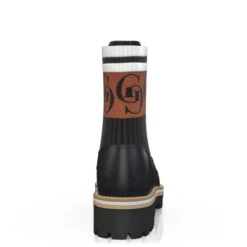 Bottines à Semelle Robuste 39611 -Stripped Boutique 38013 4 0 1