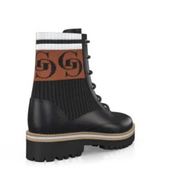 Bottines à Semelle Robuste 39611 -Stripped Boutique 38013 5 0 1