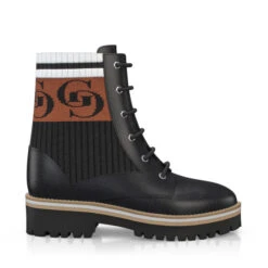 Bottines à Semelle Robuste 39611 -Stripped Boutique 38013 6 0 1