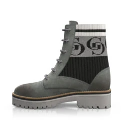 Bottines à Semelle Robuste 39617 -Stripped Boutique 38019 2 0