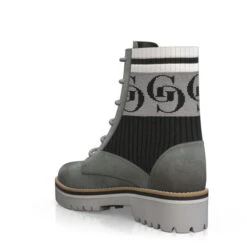 Bottines à Semelle Robuste 39617 -Stripped Boutique 38019 3 0