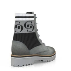 Bottines à Semelle Robuste 39617 -Stripped Boutique 38019 5 0