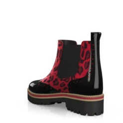 Bottines à Semelle Robuste 39677 -Stripped Boutique 38079 3 0