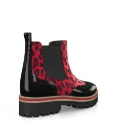 Bottines à Semelle Robuste 39677 -Stripped Boutique 38079 5 0