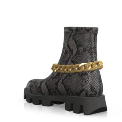 Bottines Chaussettes à Plateforme 39881 -Stripped Boutique 38283 3 0