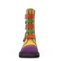 Bottines De Combat à Plateforme 40631