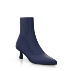 Bottines Tricotées Pour Femmes 40898 -Stripped Boutique 39299 7 0 1