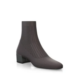 Bottines Tricotées Pour Femmes 40946 -Stripped Boutique 39347 7 0