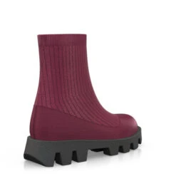 Bottines Tricotées Pour Femmes 41268 -Stripped Boutique 39670 5 0