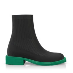 Bottines Tricotées Pour Femmes 41274 -Stripped Boutique 39676 6 0