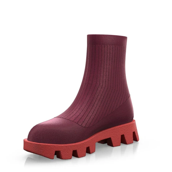 Bottines Tricotées Pour Femmes 41325 2 Bottines Tricotées Pour Femmes 41325 – Image 2