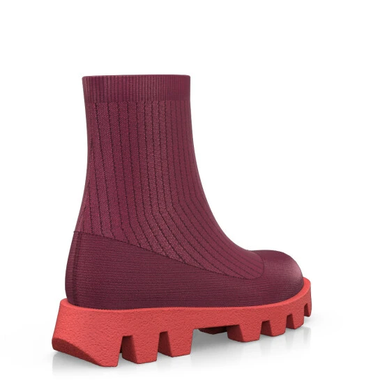 Bottines Tricotées Pour Femmes 41325 6 Bottines Tricotées Pour Femmes 41325 – Image 6