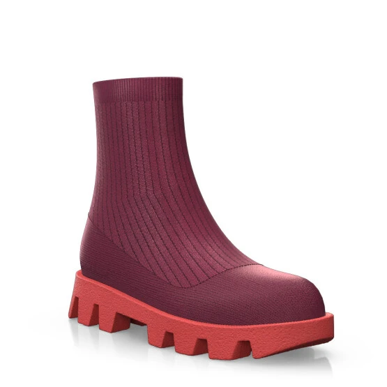 Bottines Tricotées Pour Femmes 41325 8 Bottines Tricotées Pour Femmes 41325 – Image 8