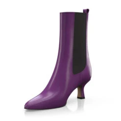 Bottines à Talon Moyen Et Bout Pointu 41403 13 Bottines à Talon Moyen Et Bout Pointu 41403 -Stripped Boutique 39805 1 0 2