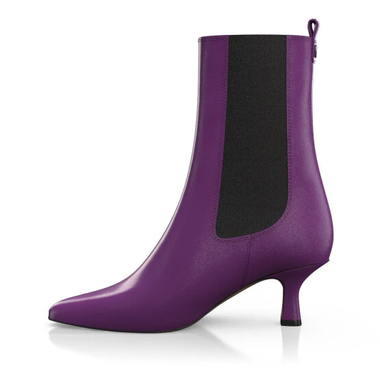 Bottines à Talon Moyen Et Bout Pointu 41403 4 Bottines à Talon Moyen Et Bout Pointu 41403 – Image 4