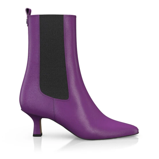 Bottines à Talon Moyen Et Bout Pointu 41403 8 Bottines à Talon Moyen Et Bout Pointu 41403 – Image 8