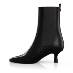 Bottines à Talon Moyen Et Bout Pointu 41412 -Stripped Boutique 39814 2 0 1