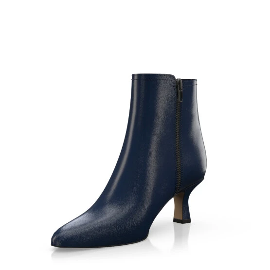 Bottines à Talon Moyen Et Bout Pointu 41415 2 Bottines à Talon Moyen Et Bout Pointu 41415 – Image 2