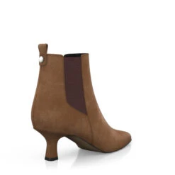 Bottines à Talon Moyen Et Bout Pointu 41418 -Stripped Boutique 39820 5 0 1