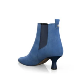 Bottines à Talon Moyen Et Bout Pointu 41421 -Stripped Boutique 39823 3 0 1