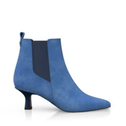 Bottines à Talon Moyen Et Bout Pointu 41421 -Stripped Boutique 39823 6 0 1