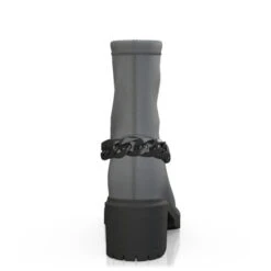 Bottines Chaussettes à Plateforme 46925 -Stripped Boutique 45327 4 0