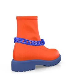 Bottines Chaussettes à Plateforme 46928 -Stripped Boutique 45330 5 0