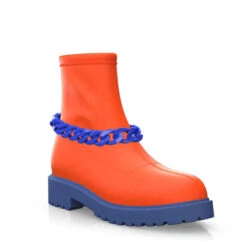 Bottines Chaussettes à Plateforme 46928 -Stripped Boutique 45330 7 0