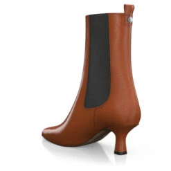 Bottines à Talon Moyen Et Bout Pointu 47397 -Stripped Boutique 45799 3 0 2