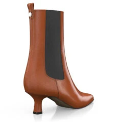 Bottines à Talon Moyen Et Bout Pointu 47397 -Stripped Boutique 45799 5 0 2