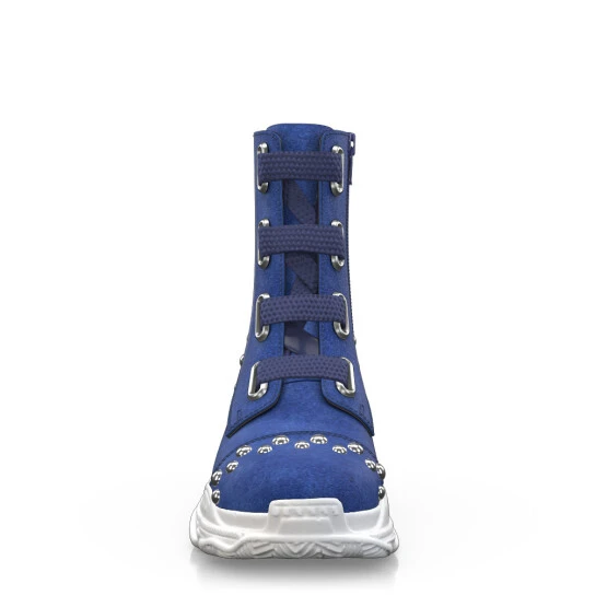 Bottines à Lacets à Semelle épaisse 6229 1 Bottines à Lacets à Semelle épaisse 6229