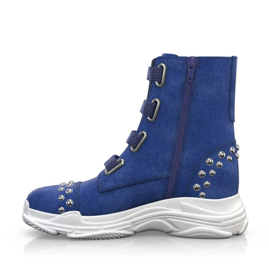 Bottines à Lacets à Semelle épaisse 6229 3 Bottines à Lacets à Semelle épaisse 6229 – Image 3