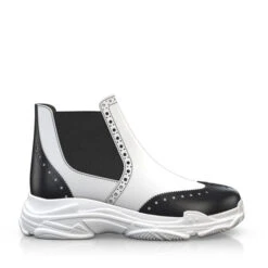 Bottines Chelsea à Semelle épaisse 6301 -Stripped Boutique 4701 6 0 1