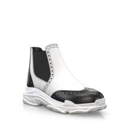 Bottines Chelsea à Semelle épaisse 6301 -Stripped Boutique 4701 7 0 1