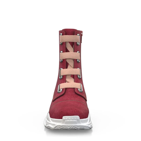 Bottines à Lacets à Semelle épaisse 6310 1 Bottines à Lacets à Semelle épaisse 6310