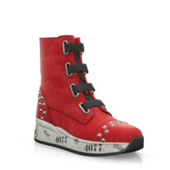 Bottines à Lacets à Semelle épaisse 6311 -Stripped Boutique 4711 7 0 1