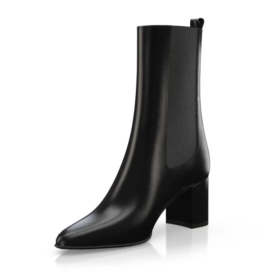 Bottines à Talon Moyen Et Bout Pointu 48856 2 Bottines à Talon Moyen Et Bout Pointu 48856 – Image 2