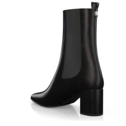 Bottines à Talon Moyen Et Bout Pointu 48856 13 Bottines à Talon Moyen Et Bout Pointu 48856 -Stripped Boutique 47258 3 0