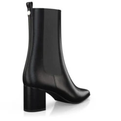 Bottines à Talon Moyen Et Bout Pointu 48856 15 Bottines à Talon Moyen Et Bout Pointu 48856 -Stripped Boutique 47258 5 0