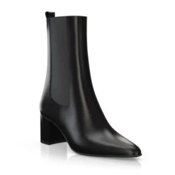 Bottines à Talon Moyen Et Bout Pointu 48856 17 Bottines à Talon Moyen Et Bout Pointu 48856 -Stripped Boutique 47258 7 0