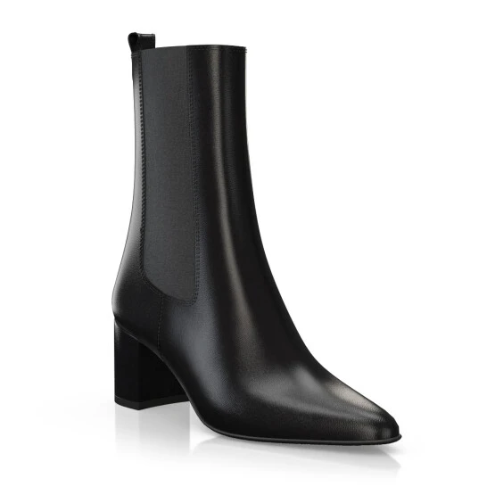 Bottines à Talon Moyen Et Bout Pointu 48856 8 Bottines à Talon Moyen Et Bout Pointu 48856 – Image 8