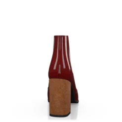 Bottines à Talons Bas Haut De Gamme 49333 -Stripped Boutique 47735 4 0