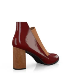 Bottines à Talons Bas Haut De Gamme 49333 -Stripped Boutique 47735 5 0