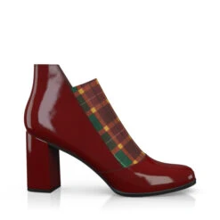 Bottines à Talons Bas Haut De Gamme 49336 -Stripped Boutique 47738 6 0 1