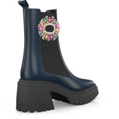 Bottines De Combat à Plateforme 49606 -Stripped Boutique 48008 5 0