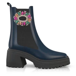 Bottines De Combat à Plateforme 49606 -Stripped Boutique 48008 6 0