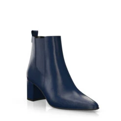 Bottines à Talon Moyen Et Bout Pointu 49612 -Stripped Boutique 48014 7 0