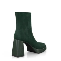 Bottines à Bout Carré, Plateforme Et Talon évasé 49643 -Stripped Boutique 48045 5 0